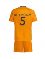 Real Madrid Jude Bellingham #5 Bortedraktsett Barn 2024-25 Korte ermer (+ bukser)